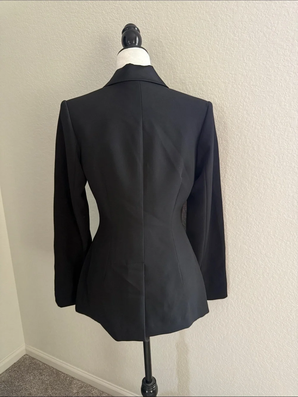 Anine Bing Ade Black Tuxedo Blazer Size S/P